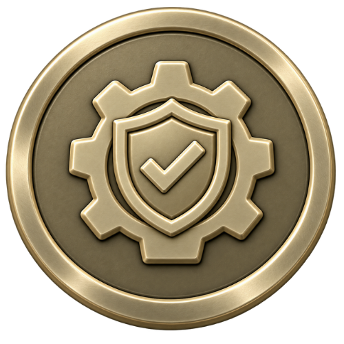 Quality-focused processing icon for Mayo Macs