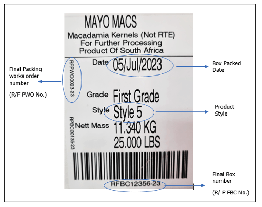 Mayo MacsProduct Form
